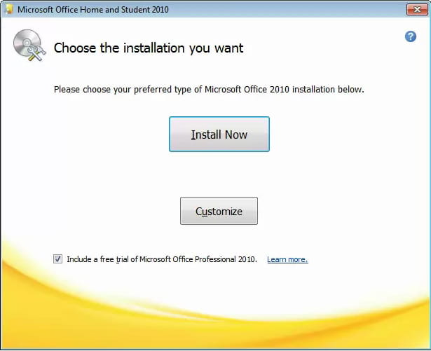 Cara Install Microsoft Word 2010